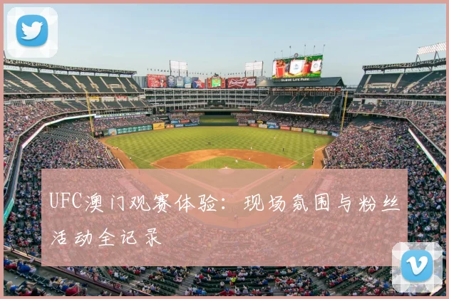 UFC澳门观赛体验：现场氛围与粉丝活动全记录